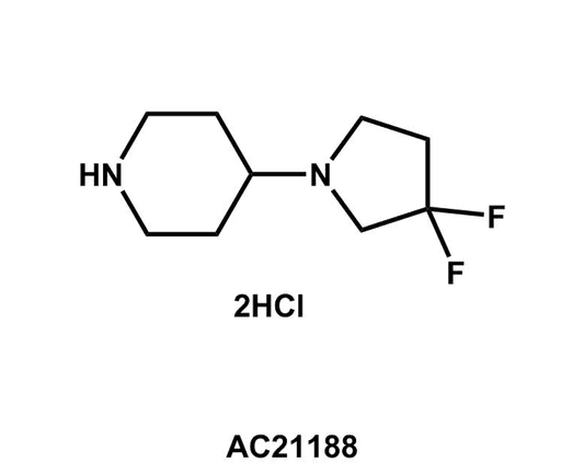 4-(3,3-Difluoropyrrolidin-1-yl)piperidine 2HCl