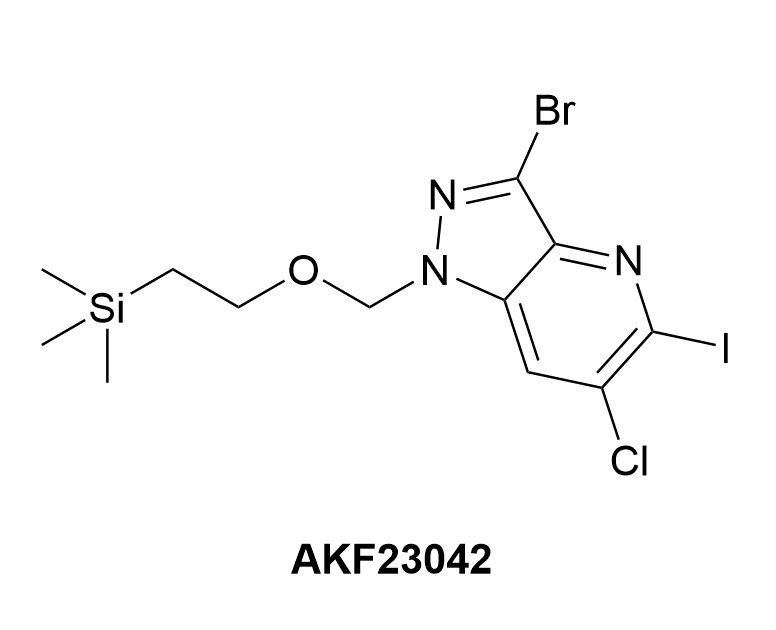 3-Bromo-6-chloro-5-iodo-1-((2-(trimethylsilyl)ethoxy)methyl)-1h-pyrazolo[4,3-b]pyridine