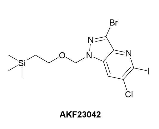 3-Bromo-6-chloro-5-iodo-1-((2-(trimethylsilyl)ethoxy)methyl)-1h-pyrazolo[4,3-b]pyridine