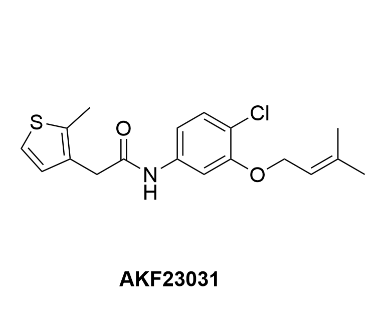 N-[4-Chloro-3-(3-methylbut-2-enoxy)phenyl]-2-(2-methylthiophen-3-yl)acetamide