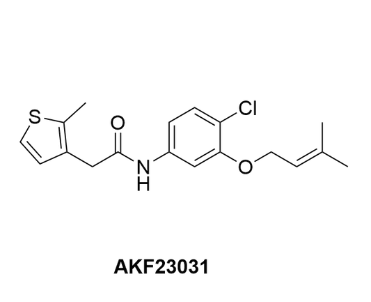 N-[4-Chloro-3-(3-methylbut-2-enoxy)phenyl]-2-(2-methylthiophen-3-yl)acetamide