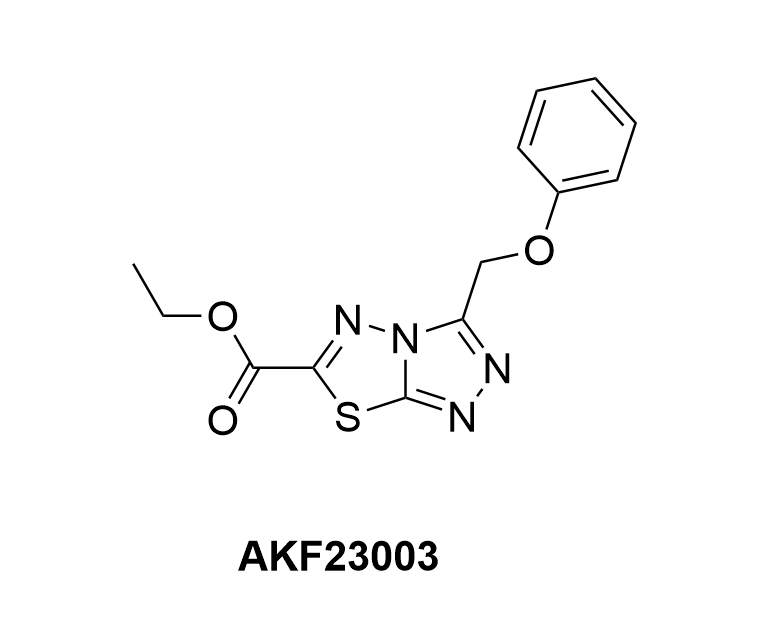 ethyl 3-(phenoxymethyl)-[1,2,4]triazolo[3,4-b][1,3,4]thiadiazole-6-carboxylate