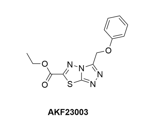 ethyl 3-(phenoxymethyl)-[1,2,4]triazolo[3,4-b][1,3,4]thiadiazole-6-carboxylate