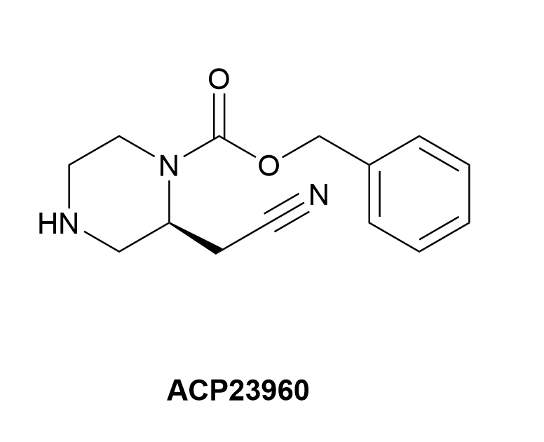 benzyl (S)-2-(cyanomethyl)piperazine-1-carboxylate