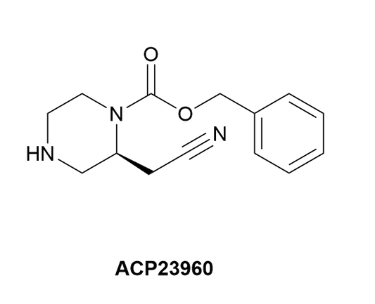 benzyl (S)-2-(cyanomethyl)piperazine-1-carboxylate