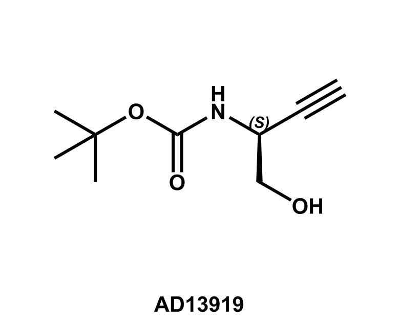 tert-Butyl (S)-(1-hydroxybut-3-yn-2-yl)carbamate - Achmem