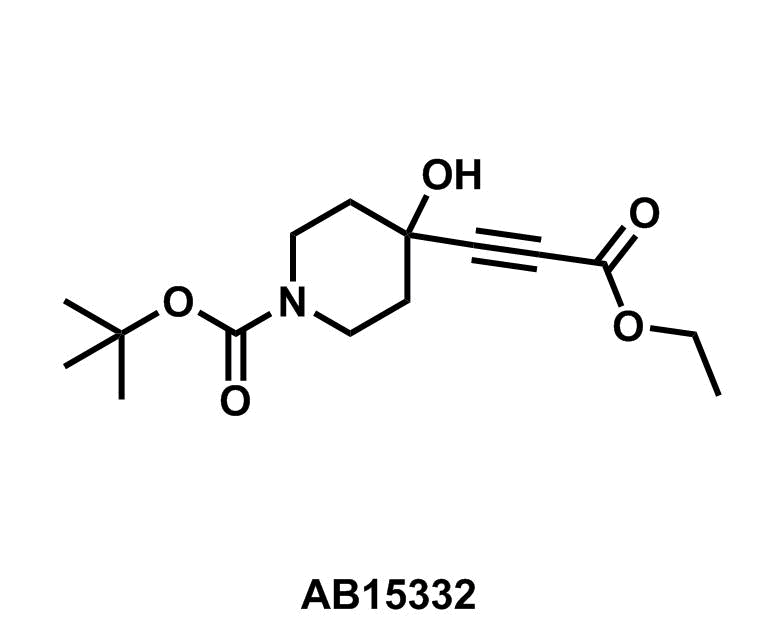 2-Methyl-2-propanyl 4-(3-ethoxy-3-oxo-1-propyn-1-yl)-4-hydroxy-1-piperidinecarboxylate