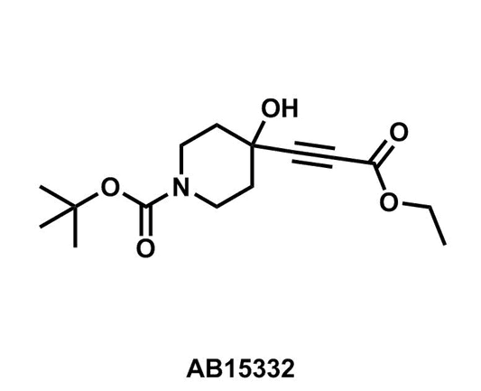 2-Methyl-2-propanyl 4-(3-ethoxy-3-oxo-1-propyn-1-yl)-4-hydroxy-1-piperidinecarboxylate