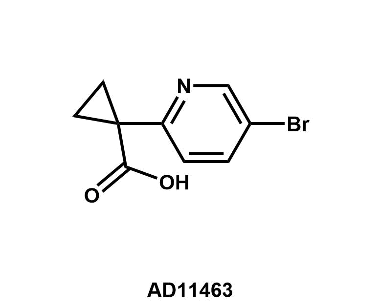 1-(5-Bromopyridin-2-yl)cyclopropane-1-carboxylic acid