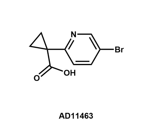 1-(5-Bromopyridin-2-yl)cyclopropane-1-carboxylic acid