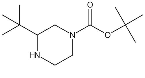 tert-Butyl 3-(tert-butyl)piperazine-1-carboxylate - Achmem