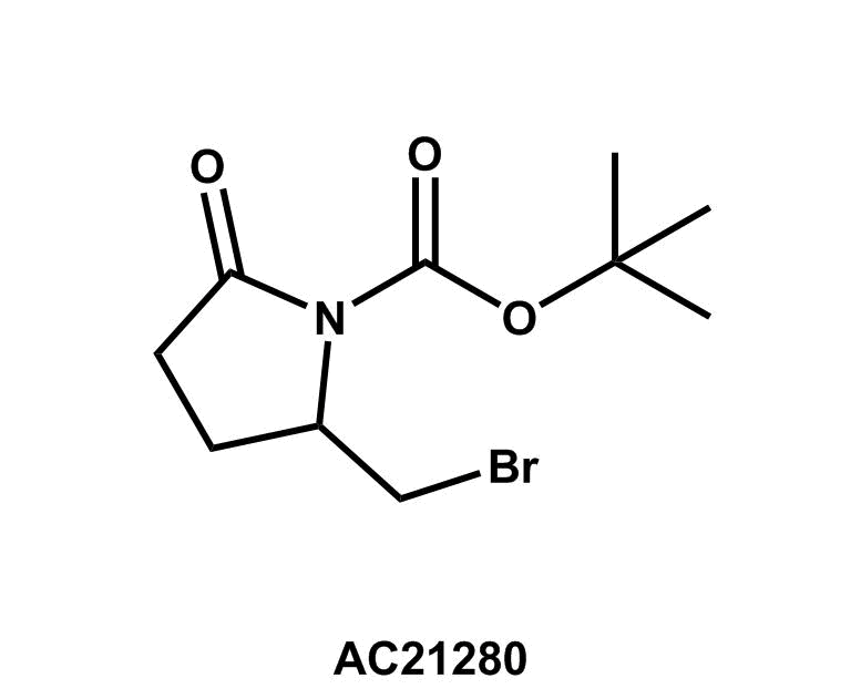 tert-Butyl 2-(bromomethyl)-5-oxopyrrolidine-1-carboxylate - Achmem