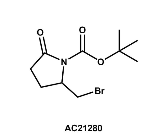 tert-Butyl 2-(bromomethyl)-5-oxopyrrolidine-1-carboxylate - Achmem